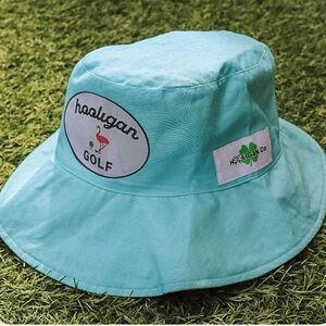 Hooligan Golf Bucket Hat in Light Blue with RFID Blocking
